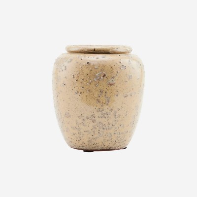 Vase aus Keramik im Shabby-Look solo