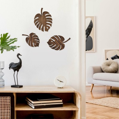 Wanddeko im Tropical Style - Palmenblätter