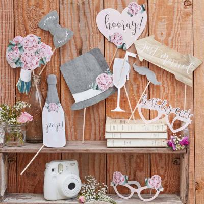 Ginger Ray - Photobooth Props Rustic Country Wedding