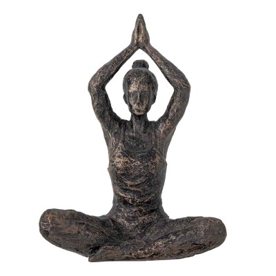 Sitzende Yoga Frau im Sukhasana