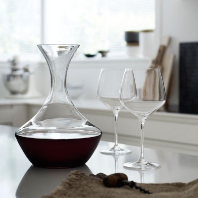 Dekanter für Rotwein aus mundgeblasenem Glas