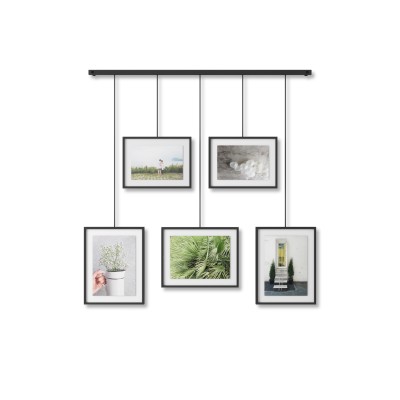 Umbra - Exhibit Bilderrahmen für Collagen & Kunstdrucke, 5 Flexible Fotorahmen
